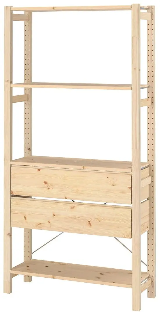 Etajera Ikea Ivar 1 sectiune/raft/sertar 89x30x179 (Pin)