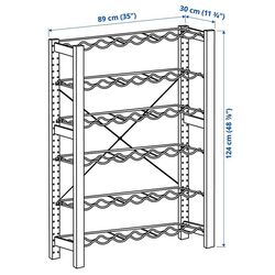 Etajera Ikea Ivar 1 sectiune/polite sticle 89x30x124 (Pin) Thumb