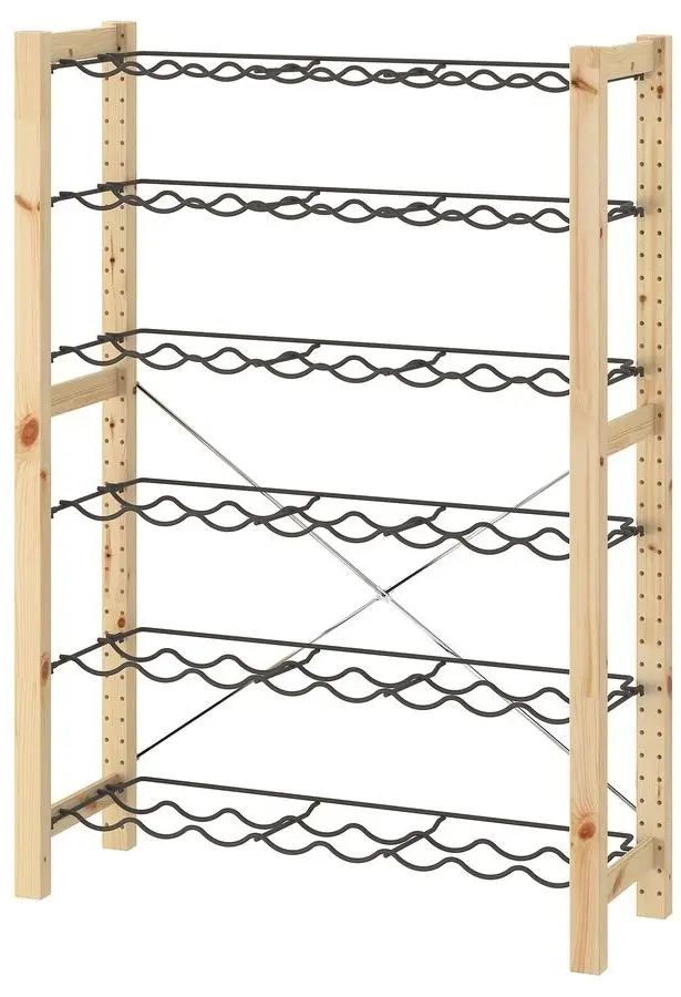 Etajera Ikea Ivar 1 sectiune/polite sticle 89x30x124 (Pin)