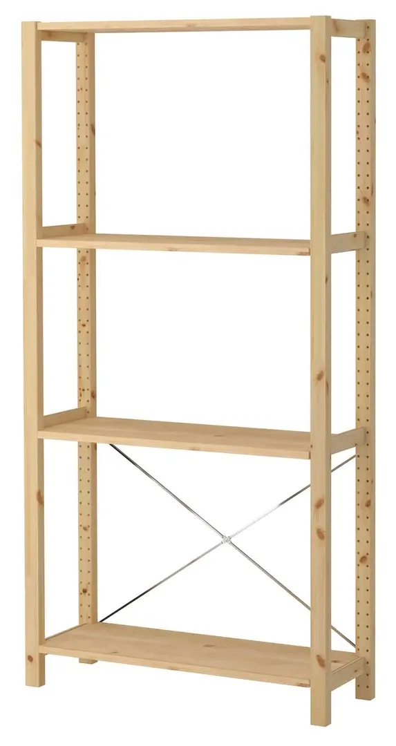 Стеллаж Ikea Ivar 4 полки 89x30x179 (Сосна) - 2