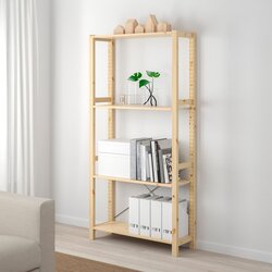 Стеллаж Ikea Ivar 4 полки 89x30x179 (Сосна)