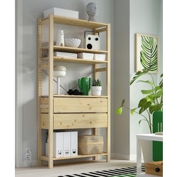 Etajera Ikea Ivar 5 polite/2 sertare 89x30x179 (Pin) Thumb