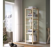 Etajera Ikea Ivar metal 48x50x179 (Pin/Alb)