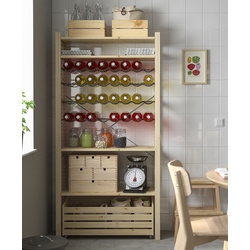 Стеллаж Ikea Ivar полки для бутылок 89x30x179 (Сосна)