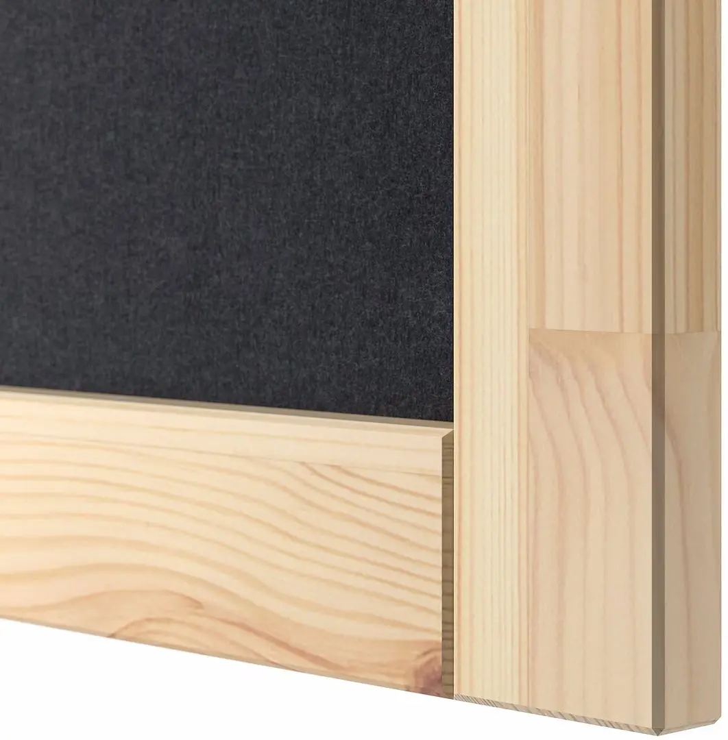 Etajera Ikea Ivar cu 2 usi/raft/fetru 89x30x179 (Pin/Grafit)