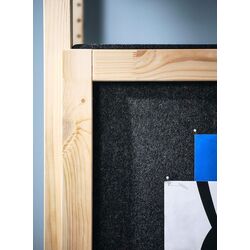 Etajera Ikea Ivar cu 2 usi/raft/fetru 89x30x179 (Pin/Grafit) Thumb