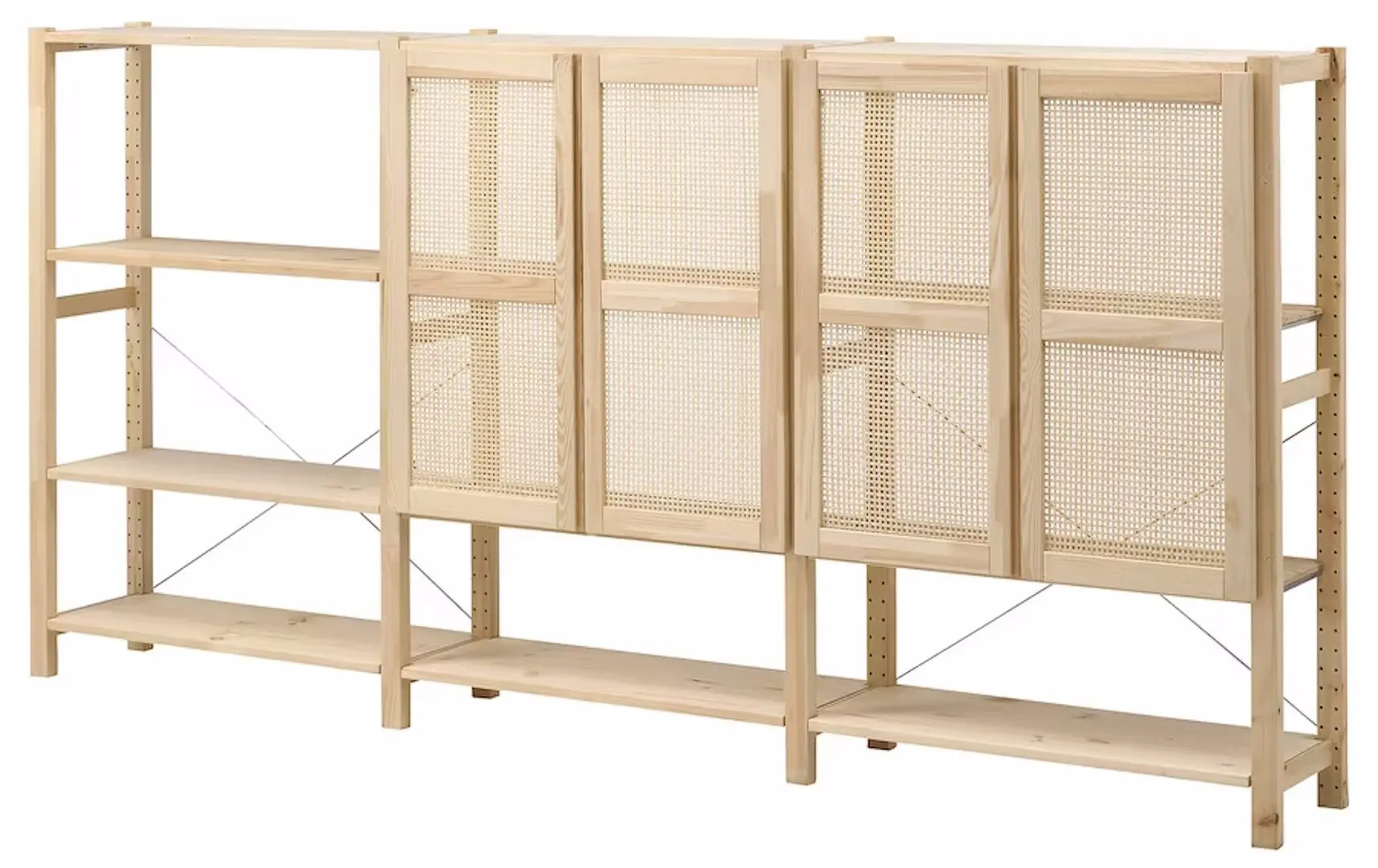 Etajera Ikea Ivar cu usi 259x30x124 (Pin)