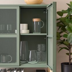 Eajera Ikea Ivar cu usi/plasa 89x30x124 (Pin/Verde) Thumb