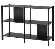 Etajera Ikea Jattesta 120x85 (Negru)