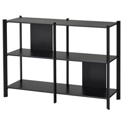 Etajera Ikea Jattesta 120x85 (Negru)