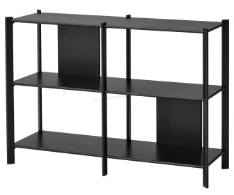 Стеллаж Ikea Jattesta 120x85 (Черный)