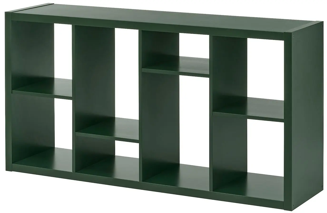 Etajera Ikea Kallax 147x39x94 (Verde inchis/Negru)