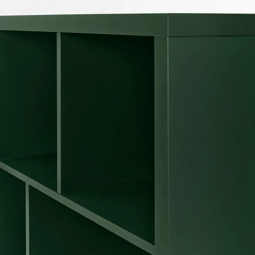 Etajera Ikea Kallax 147x39x94 (Verde inchis/Negru)