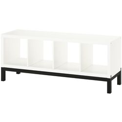 Etajera Ikea Kallax 147x59 (Alb/Negru) Thumb