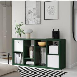 Etajera Ikea Kallax 147x77 (Verde inchis)