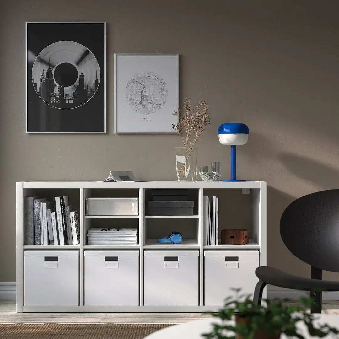 Etajera Ikea Kallax 147x77x39 (Alb)