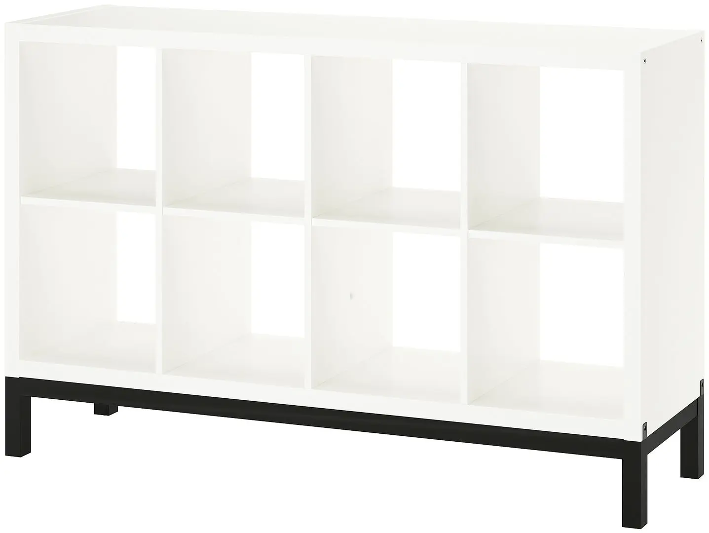 Etajera Ikea Kallax 147x94 (Alb/Negru)