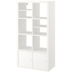 Etajera Ikea Kallax 2 usi/2 organizatoare 147x77 (Alb) Thumb