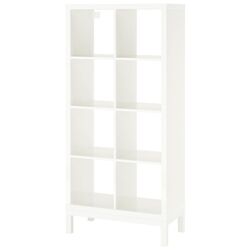 Etajera Ikea Kallax 77x164 (Alb lucios/Alb) Thumb