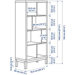 Etajera Ikea Kallax 77x39x164 (Verde inchis/Negru) Thumb