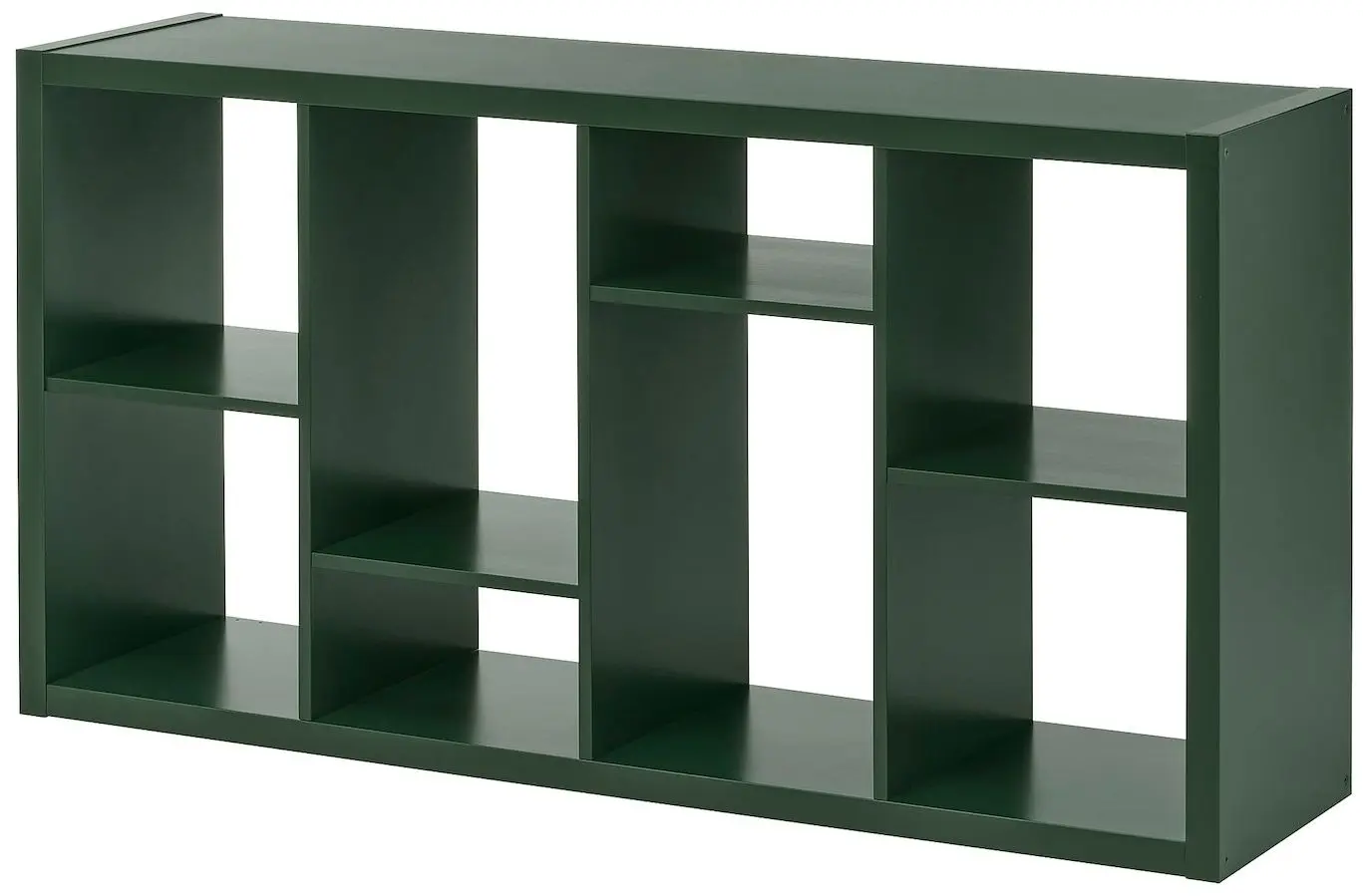 Etajera Ikea Kallax 77x39x164 (Verde inchis/Negru)