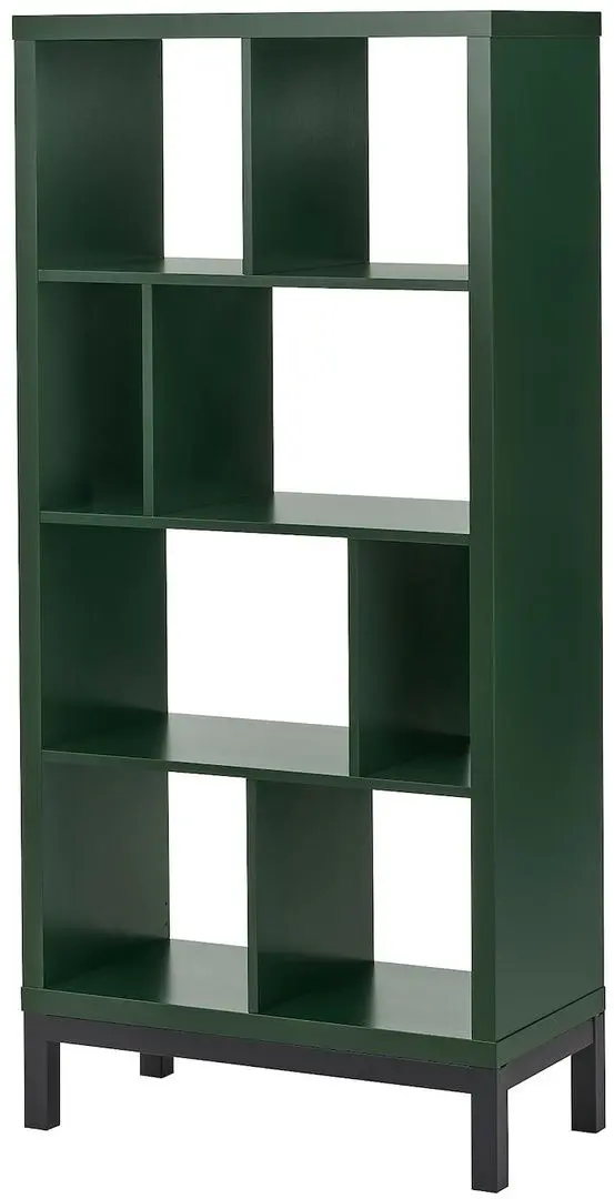 Etajera Ikea Kallax 77x39x164 (Verde inchis/Negru)