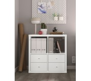 Etajera Ikea Kallax 77x77 (Alb)