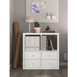 Etajera Ikea Kallax 77x77 (Alb)