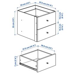Etajera Ikea Kallax 77x77 (Alb) Thumb