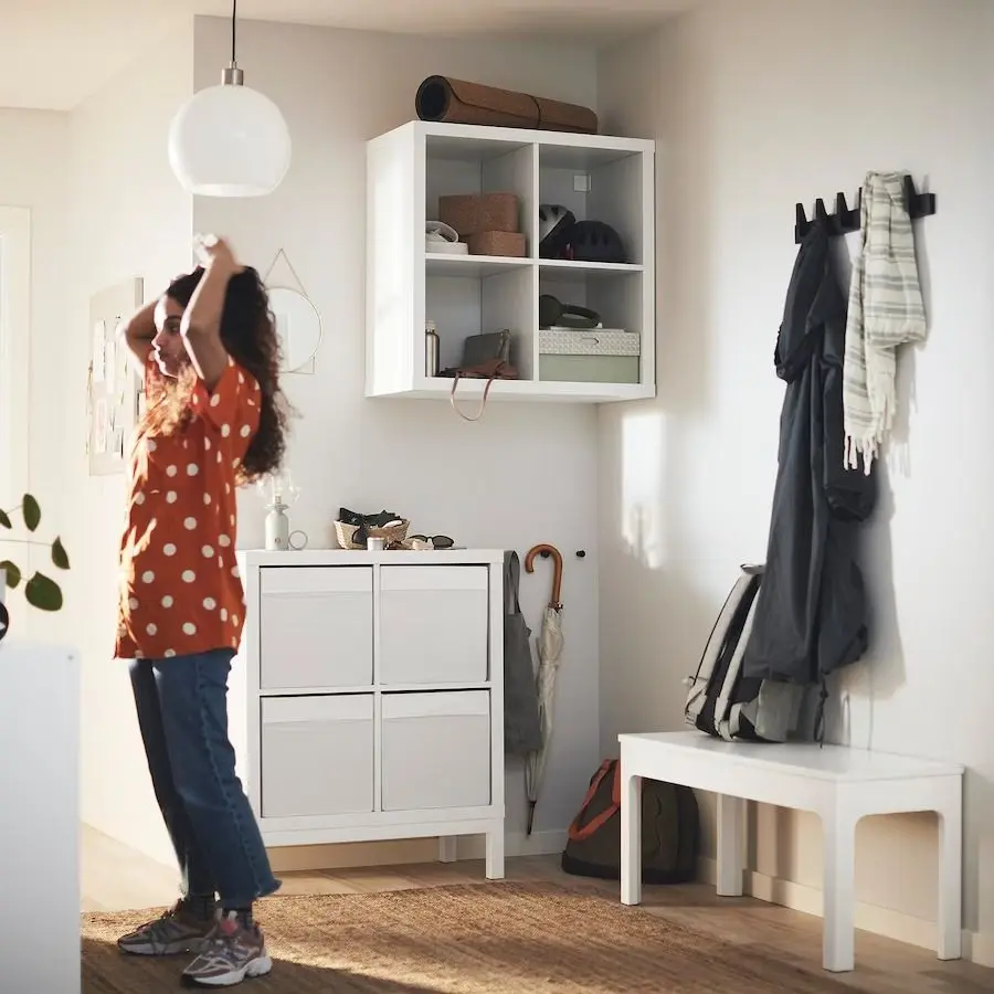 Etajera Ikea Kallax 77x94 (Alb)