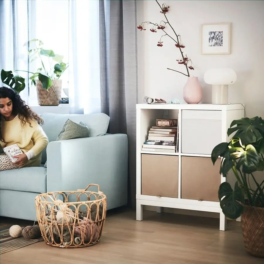 Etajera Ikea Kallax 77x94 (Alb)