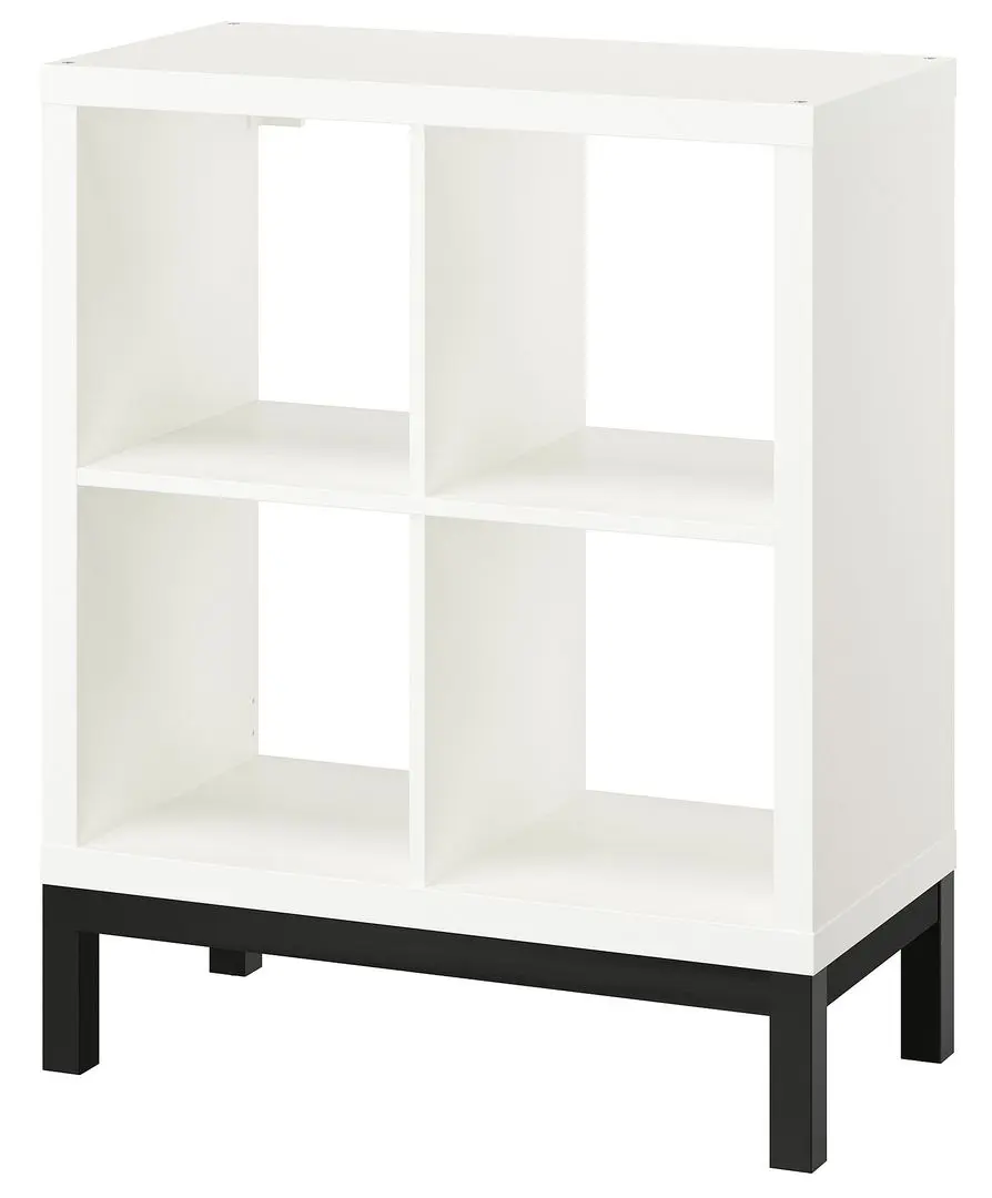 Etajera Ikea Kallax 77x94 (Alb/Negru)