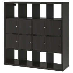 Etajera Ikea Kallax 8 147x147 (Negru-maro) Thumb