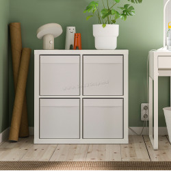 Etajera Ikea Kallax/Drona 77x39x77 (Alb)