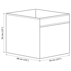Стеллаж Ikea Kallax/Drona 77x39x77 (Белый/Черный) Thumb