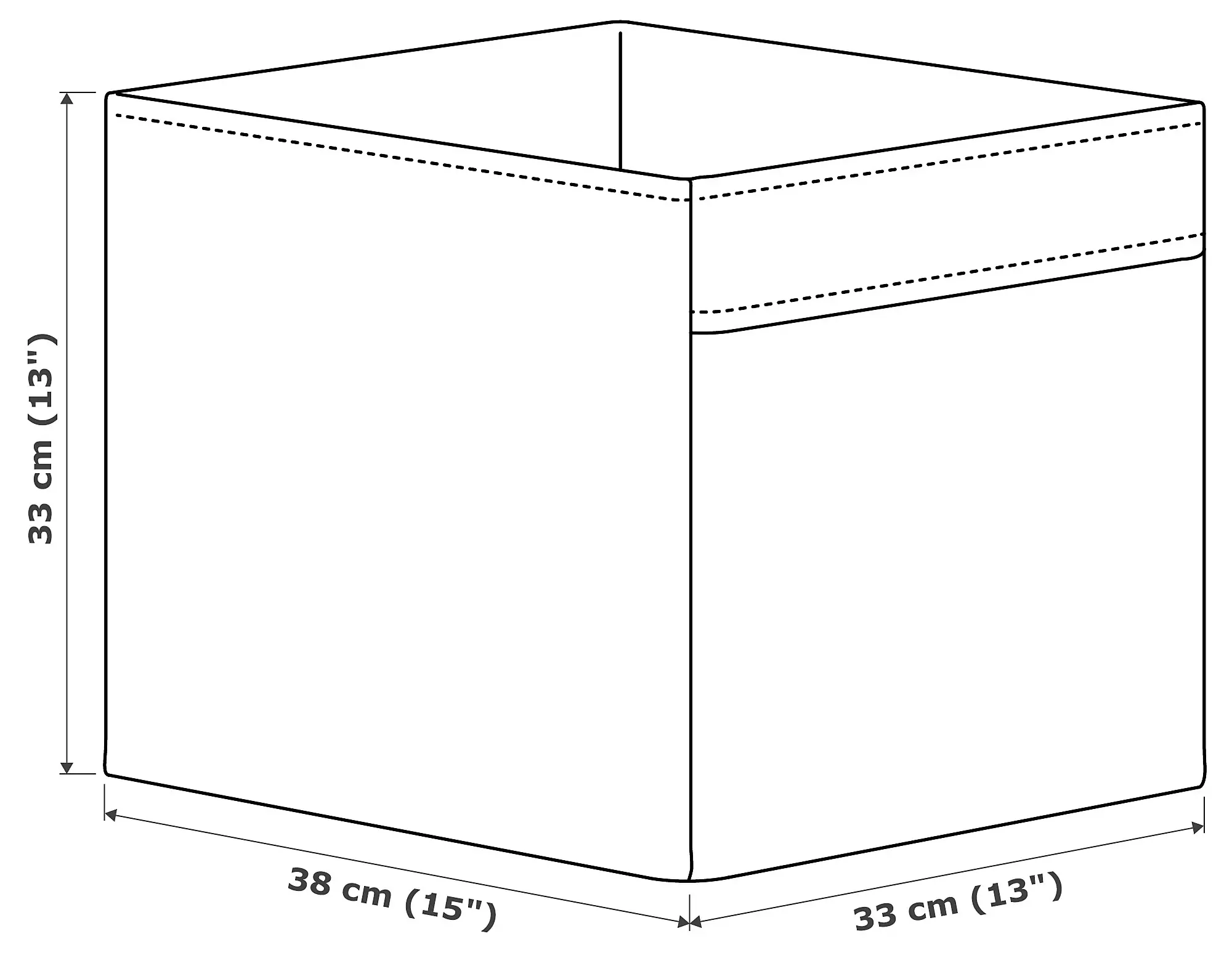 Стеллаж Ikea Kallax/Drona 77x39x77 (Белый/Черный) - 7