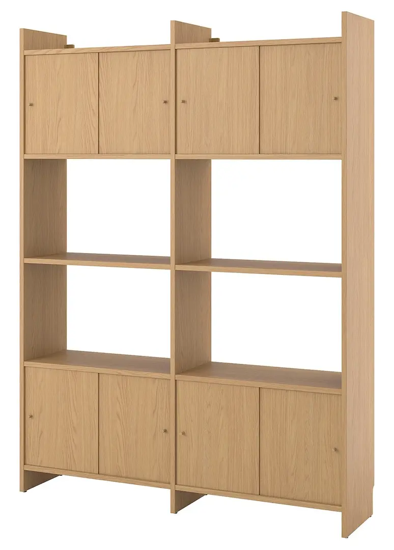 Etajera Ikea Ladmakare usi glisante/2 polite 159x35x212 (Aspect stejar)