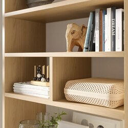 Etajera Ikea Ladmakare cu usi glisante 238x35x212 (Aspect stejar) Thumb