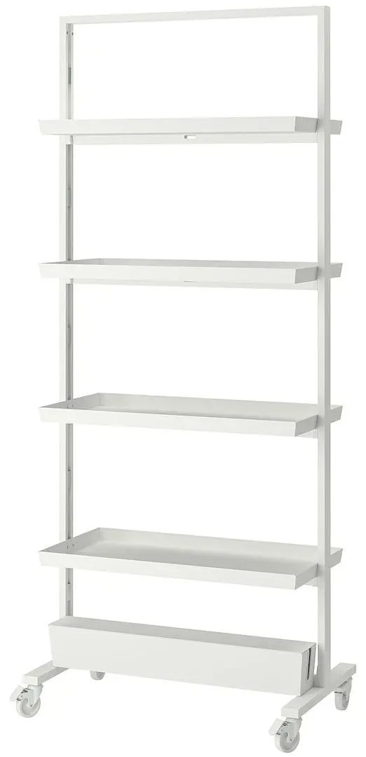 Etajera Ikea Mittzon roti/cutie cabluri 85x205 (Alb)