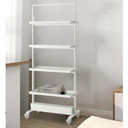 Стеллаж Ikea Mittzon колеса/кабельная коробка 85x205 (Белый)