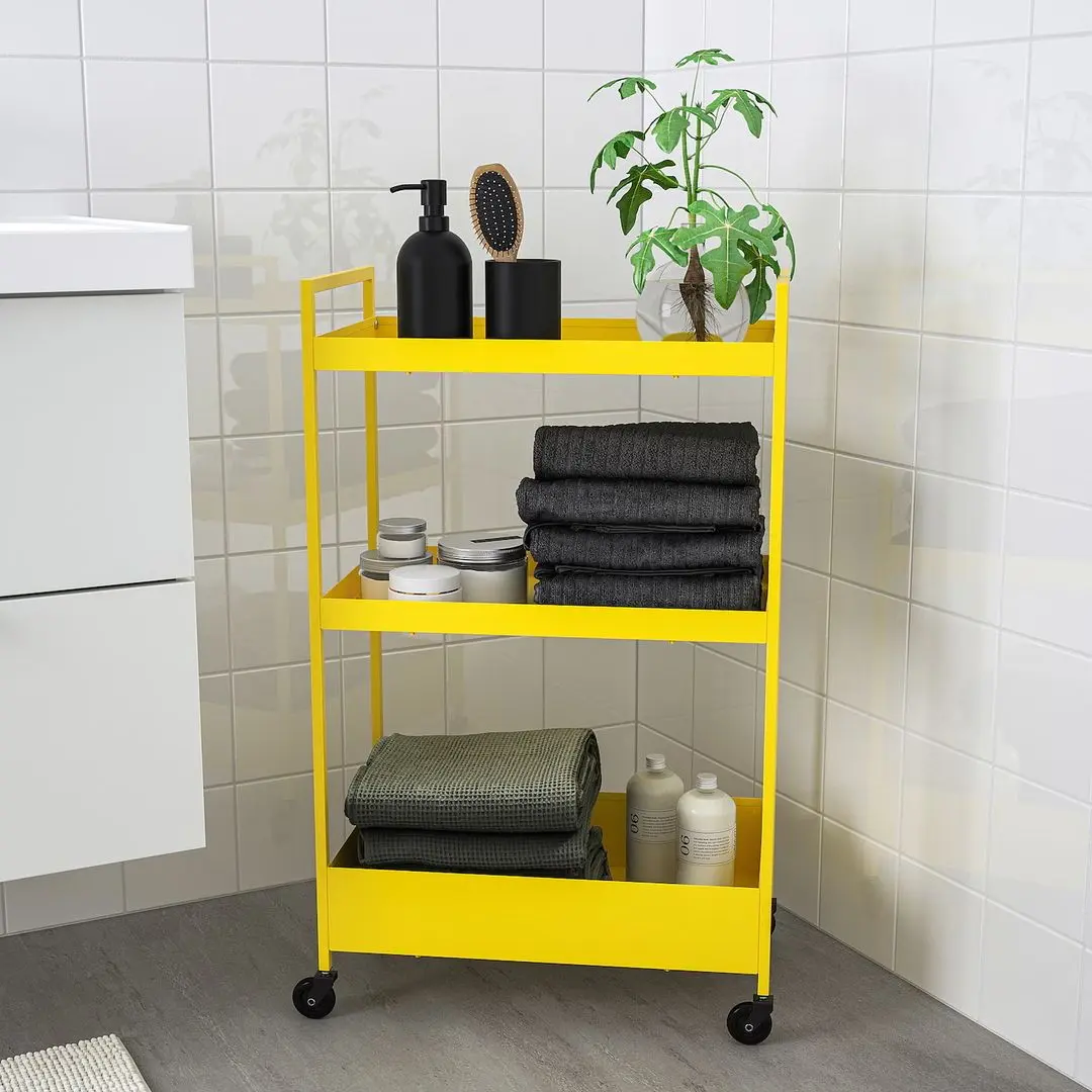 Etajera Ikea Nissafors 50.5x30x83 (Galben)