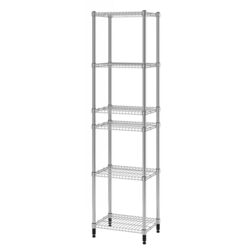 Etajera Ikea Omar 46x36x181 (Argintiu) Thumb