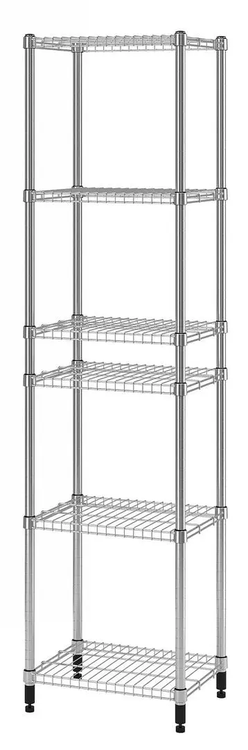 Etajera Ikea Omar 46x36x181 (Argintiu) - 4