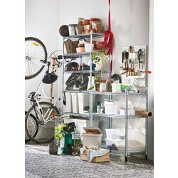 Etajera Ikea Omar 92x36x94 (Argintiu) Thumb