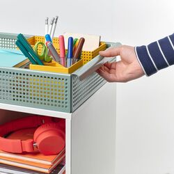 Etajera Ikea Ovning 54x33 (Alb/Gri-Verde) Thumb