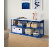 Etajera Ikea Platsa 140x42x63 (Albastru/Alb)