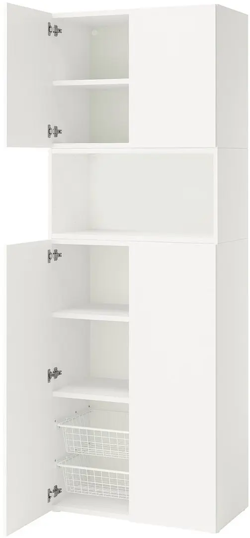 Etajera Ikea Platsa/Fonnes 80x42x221 (Alb)
