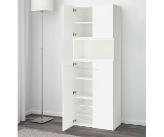 Etajera Ikea Platsa/Fonnes 80x42x221 (Alb)