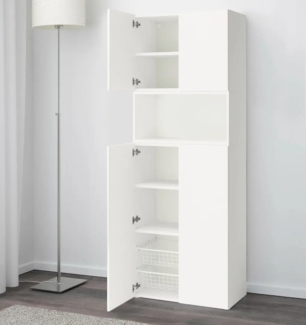 Etajera Ikea Platsa/Fonnes 80x42x221 (Alb)