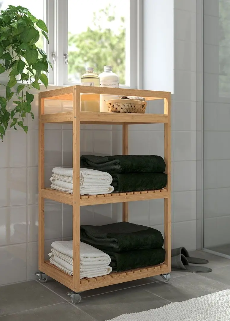 Etajera Ikea Ragrund 42x33x76 (Bambus)